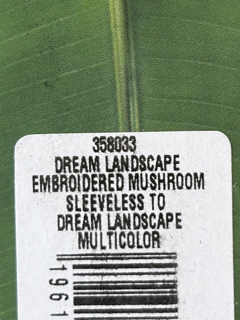 Farm Rio: DREAM LANDSCAPE
EMBROIDERED MUSHROOM - Picture 11 of 11